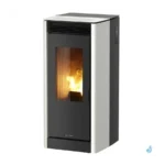 Poêle à granulés Jolly Mec E-SQUARE 8 kW Sortie Fumée Postérieure Ø80 mm – Image 7