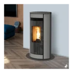 Poêle à granulés Jolly Mec Globo 6 kW Sortie Fumée Postérieure Ø80 mm – Image 4