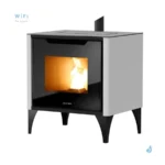 Poêle à granulés Jolly Mec Pixie Steel 7 kW Sortie Fumée Supérieure Ø80 mm – Image 7