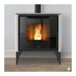Poêle à granulés Jolly Mec Pixie Steel 7 kW Sortie Fumée Supérieure Ø80 mm – Image 5
