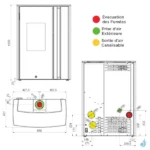 Poêle à granulés Jolly Mec Takumi 14 kW Sortie Fumée Supérieure Coaxiale Ø8/13 cm – Image 2