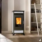 Poêle à granulés ventilé Ravelli RV 110 - 11.5 kW Sortie Fumée Postérieure – Image 4