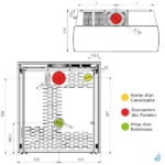 Poêle hybride à granulés et bois Jolly Mec Reverse S  6.5-9.6 kW Sortie Fumée Ø150 mm – Image 4