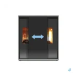 Poêle hybride à granulés et bois Jolly Mec Reverse S  6.5-9.6 kW Sortie Fumée Ø150 mm – Image 9