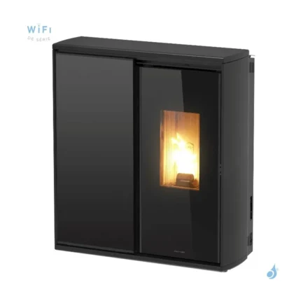 Poêle hybride à granulés et bois Jolly Mec Reverse S 6.5-9.6 kW