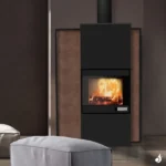Poêle hybride à granulés Jolly Mec Serie S Foghet Evo Aria Canalisable 11 - 12 kW Sortie Fumée Ø150 mm – Image 5