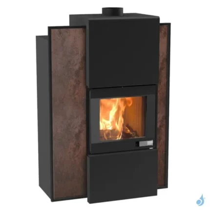 Poêle hybride à granulés Jolly Mec Serie S Foghet Evo Aria Canalisable 11 - 12 kW