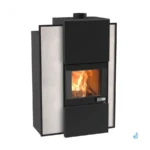 Poêle hybride à granulés Jolly Mec Serie S Foghet Evo Aria Canalisable 11 - 12 kW Sortie Fumée Ø150 mm – Image 6