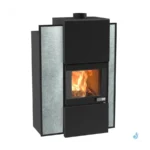 Poêle hybride à granulés Jolly Mec Serie S Foghet Evo Aria Canalisable 11 - 12 kW Sortie Fumée Ø150 mm – Image 7