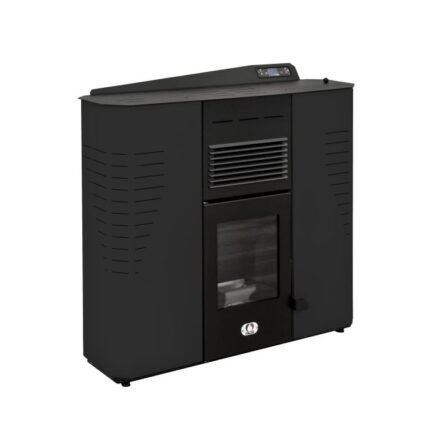 Pack Poêle à granulés Marmolada Étanche 11 Kw Extra Plat + Kit Conduit Ventouse