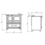 Cuisinière à bois La Nordica Family 4.5 - 7.5 kW – Image 6