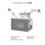 Cheminée à granulés canalisable MCZ Vivo 90 Comfort Air 9 -  8.9 kW Sortie Fumée Supérieure – Image 5