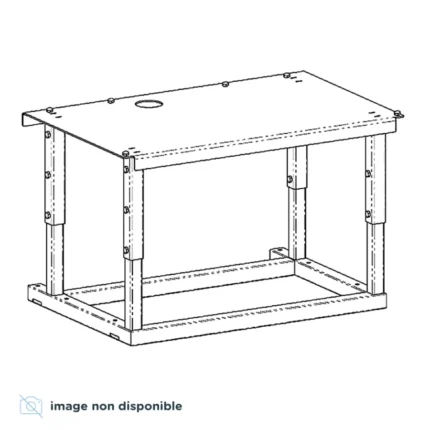 Chevalet réglable pour foyer à granulés Edilkamin Pellkamin 12 ++ Evo