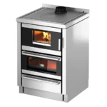 Cuisinière à bois CADEL Kook 60 avec Ventilation et Éclairage - 6.2 kW Sortie Fumée Postérieure ou Supérieure – Image 5