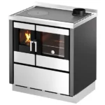 Cuisinière à bois CADEL Kook 80 avec Ventilation et Éclairage - 7.5 kW Sortie Fumée Postérieure ou Supérieure – Image 4