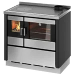 Cuisinière à bois CADEL Kook 90 avec Ventilation et Éclairage 7.5 kW Sortie Fumée Postérieure ou Supérieure – Image 4