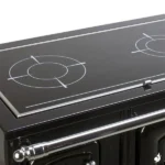 Cuisinière à bois Lacunza Clásica 7T EV 11 kW Top en Vitrocéramique Sortie Fumée Postérieure Ø15 cm – Image 2