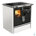 Cuisinière à bois Lacunza Etna 5T EV Top en Vitrocéramique 8 kW Sortie Fumée Postérieure Ø15 cm – Image 6
