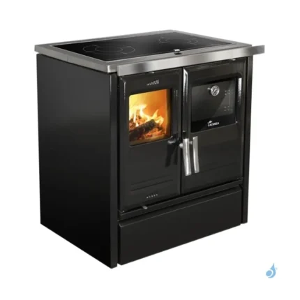 Cuisinière à bois Lacunza Etna 5T EV Top en Vitrocéramique 8 kW
