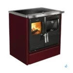 Cuisinière à bois Lacunza Etna 5T EV Top en Vitrocéramique 8 kW Sortie Fumée Postérieure Ø15 cm – Image 5