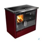 Cuisinière à bois Lacunza Etna 7T EV Top en Vitrocéramique 9 kW Sortie Fumée Postérieure Ø15 cm – Image 6
