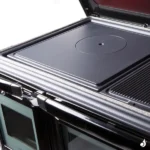 Cuisinière à bois Lacunza Vulcano 7T EE 10 kW Top en Fonte Sortie Fumée Supérieure ou Postérieure Ø15 cm – Image 4