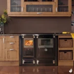 Cuisinière à bois Lacunza Vulcano 7T EE 10 kW Top en Fonte Sortie Fumée Supérieure ou Postérieure Ø15 cm – Image 7