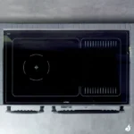 Cuisinière à bois Lacunza Vulcano 7T SV 10 kW Top en Vitrocéramique Sortie Fumée Postérieure Ø15 cm – Image 5