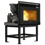 Insert à granulés canalisable Ravelli RCV 1000 Puissance 10.5 kW Sortie Fumée postérieure