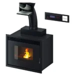 Insert à granulés Hydro Cadel Saturno 24 Puissance 24.7 kW WiFi Sortie Fumée Supérieure – Image 2