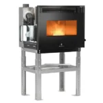 Insert à granulés ventilé Ravelli RBV 7010 Compact - 10.2 kW Sortie Fumée Supérieure – Image 4