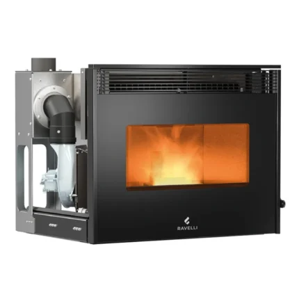 Insert à granulés ventilé Ravelli RBV 7010 Compact - 10.2 kW