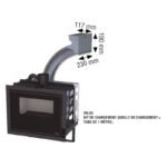 Insert mixte bois granules BRONPI Insert-Hybrid 9 kW – Image 4