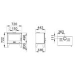 Poêle à bois BRONPI Sena Plus 13 kW – Image 7