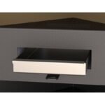 Poêle à bois d'angle avec four BRONPI Lerma H 9 kW – Image 2