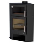 Poêle à bois d'angle avec four BRONPI Lerma H 9 kW – Image 8