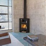 Poêle à bois d'angle avec four BRONPI Lerma H 9 kW – Image 10