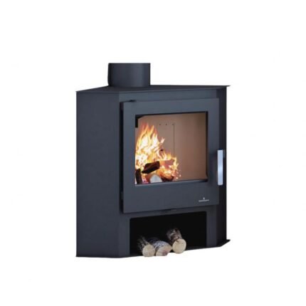 Poêle à bois d'angle BRONPI Lerma 9 kW