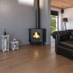 Poêle à bois d'angle en fonte BRONPI Altea 12 kW – Image 2