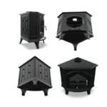 Poêle à bois d'angle en fonte BRONPI Altea 12 kW – Image 3