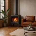 Poêle à bois étanche en fonte BRONPI Karen 8 kW – Image 2