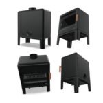 Poêle à bois étanche en fonte BRONPI Karen 8 kW – Image 4