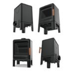 Poêle à bois BRONPI Lira étanche en fonte 5 kW – Image 5