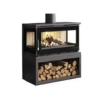 Poêle à bois raccordable 3 faces - FIREMATIC Calgary - S 12.5 kW – Image 5