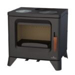 Poêle à bois raccordable avec plaques de cuisson BRONPI Orly-C 6 kW – Image 3