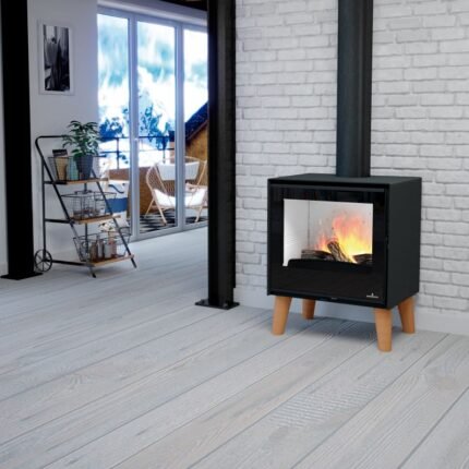 Poêle à bois sur pieds BRONPI Arus 9.5 kW