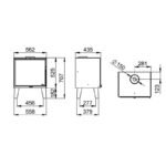 Poêle à bois sur pieds BRONPI Arus 9.5 kW – Image 10