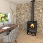 Poêle à bois 3 vitres raccordable BRONPI Loreto 10 kW – Image 4