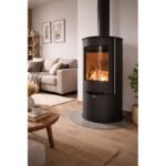 Poêle à bois rond raccordable BRONPI Dover 9.4 kW