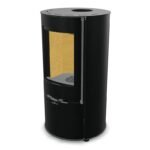 Poêle à bois rond raccordable BRONPI Dover 9.4 kW